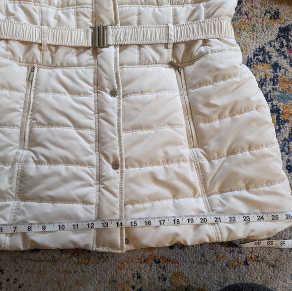 Like New INTL d.e.t.a.i.l.s White Longer Winter Coat Sz XL - Picture 15 of 16